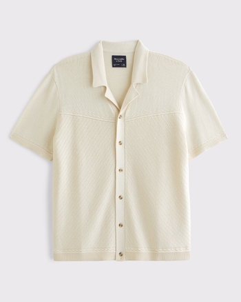 Western Button-Through Sweater Polo