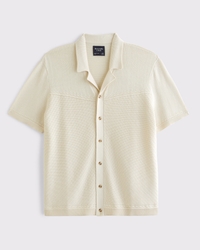 Western Button-Through Sweater Polo