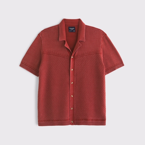 Мужские свитеры Abercrombie & Fitch Western Button-Through Sweater Polo
