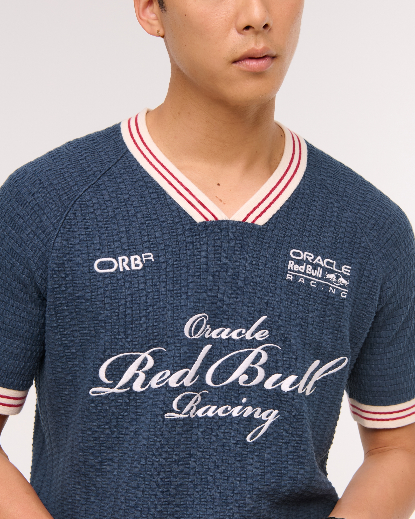Men's Oracle Red Bull Racing Soccer Jersey-Inspired Sweater