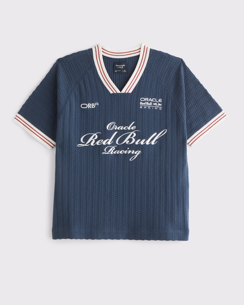 メンズ Oracle Red Bull Racing サッカージャージ風セーター | メンズ