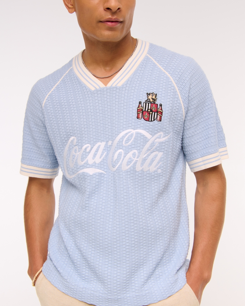 Coca-Cola Soccer Jersey-Inspired Sweater