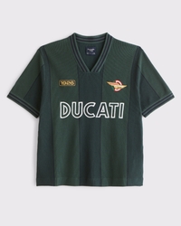 Ducati Soccer Jersey-Inspired Sweater