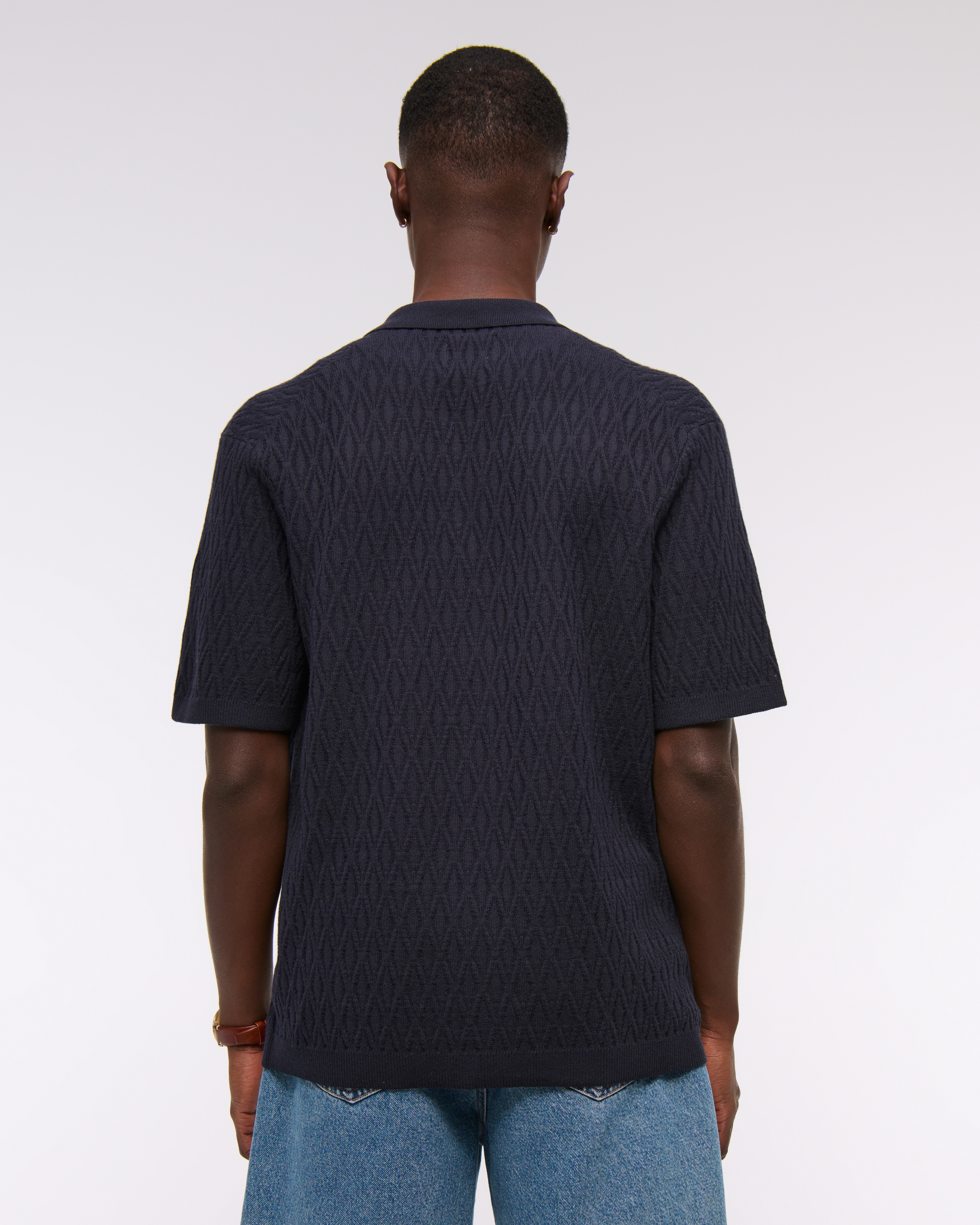 トップス TUCKED JACQUARD BORDER PULLOVER Women's Drifter Quarter Zip Intarsia Sleeve Sweater | Lands' End