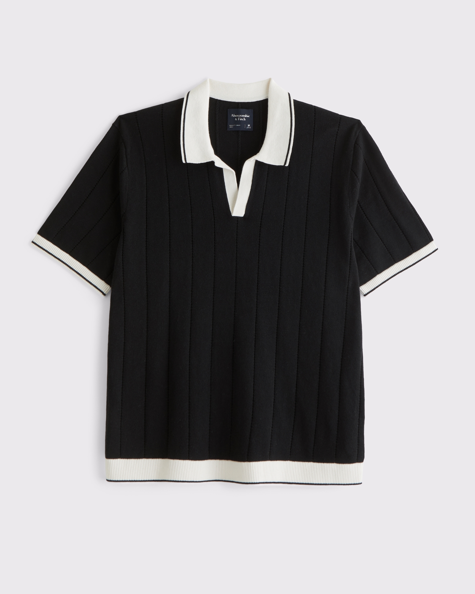 Preppy Tennis Johnny Collar Sweater Polo