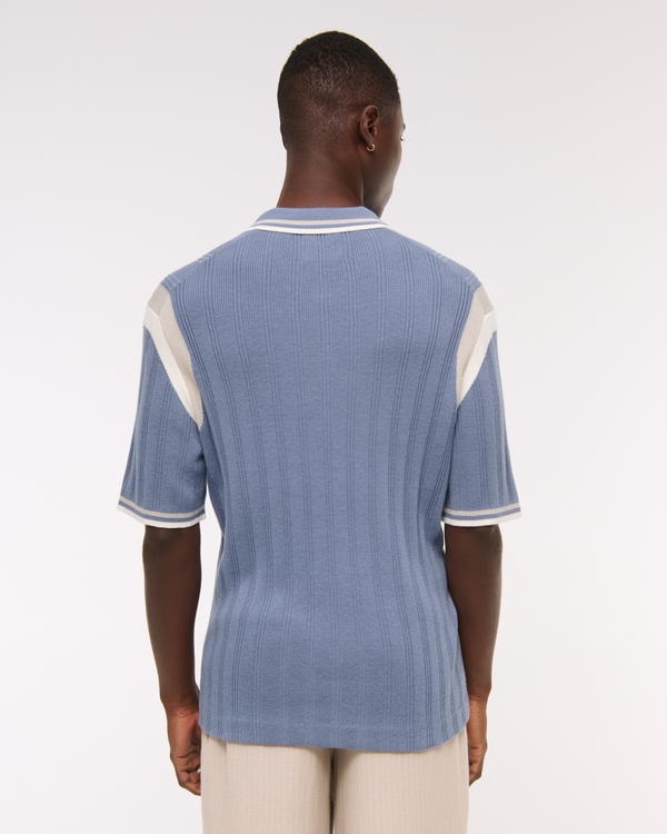 Preppy Zip Sweater Polo