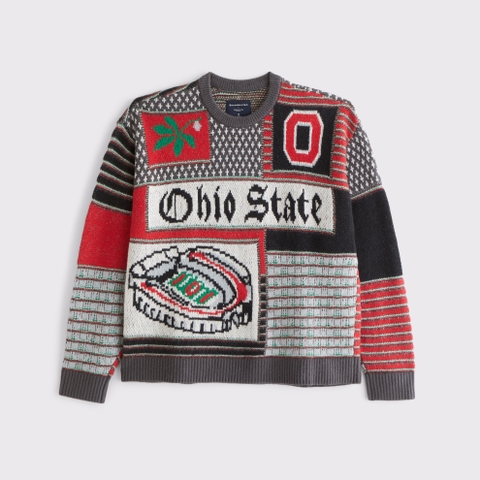 Мужские свитеры Abercrombie & Fitch The Ohio State University Graphic Crew Sweater