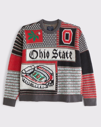 The Ohio State University Graphic Crew Sweater