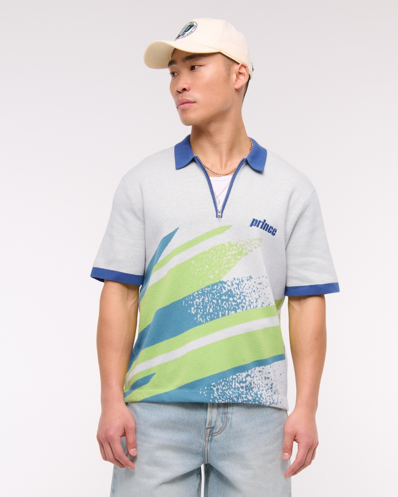 Prince Tennis Zip Sweater Polo
