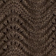 Wavy Crochet-Style Button-Through Sweater Polo