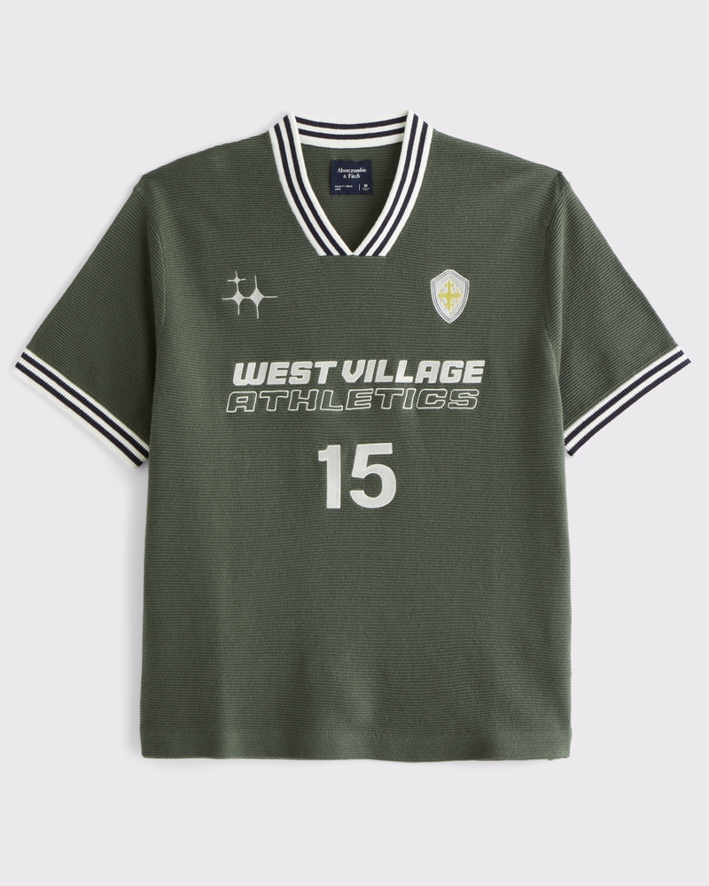 Men's West Village Soccer Jersey-Inspired Sweater | Men's