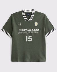 West Village Soccer Jersey-Inspired Sweater
