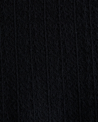Lace-Style Stitch Johnny Collar Sweater Polo