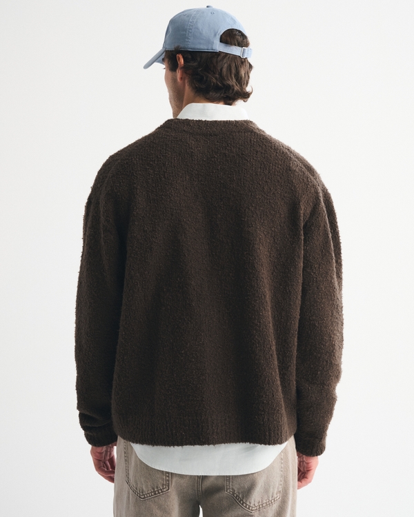 メンズ ブークレ カーディガン | メンズ セール | Abercrombie.com