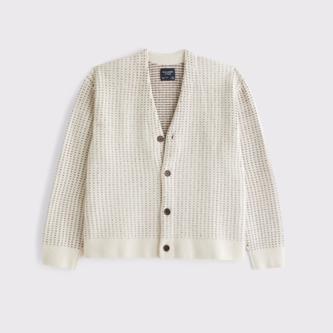 Мужские кардиганы Abercrombie & Fitch Textured Cardigan