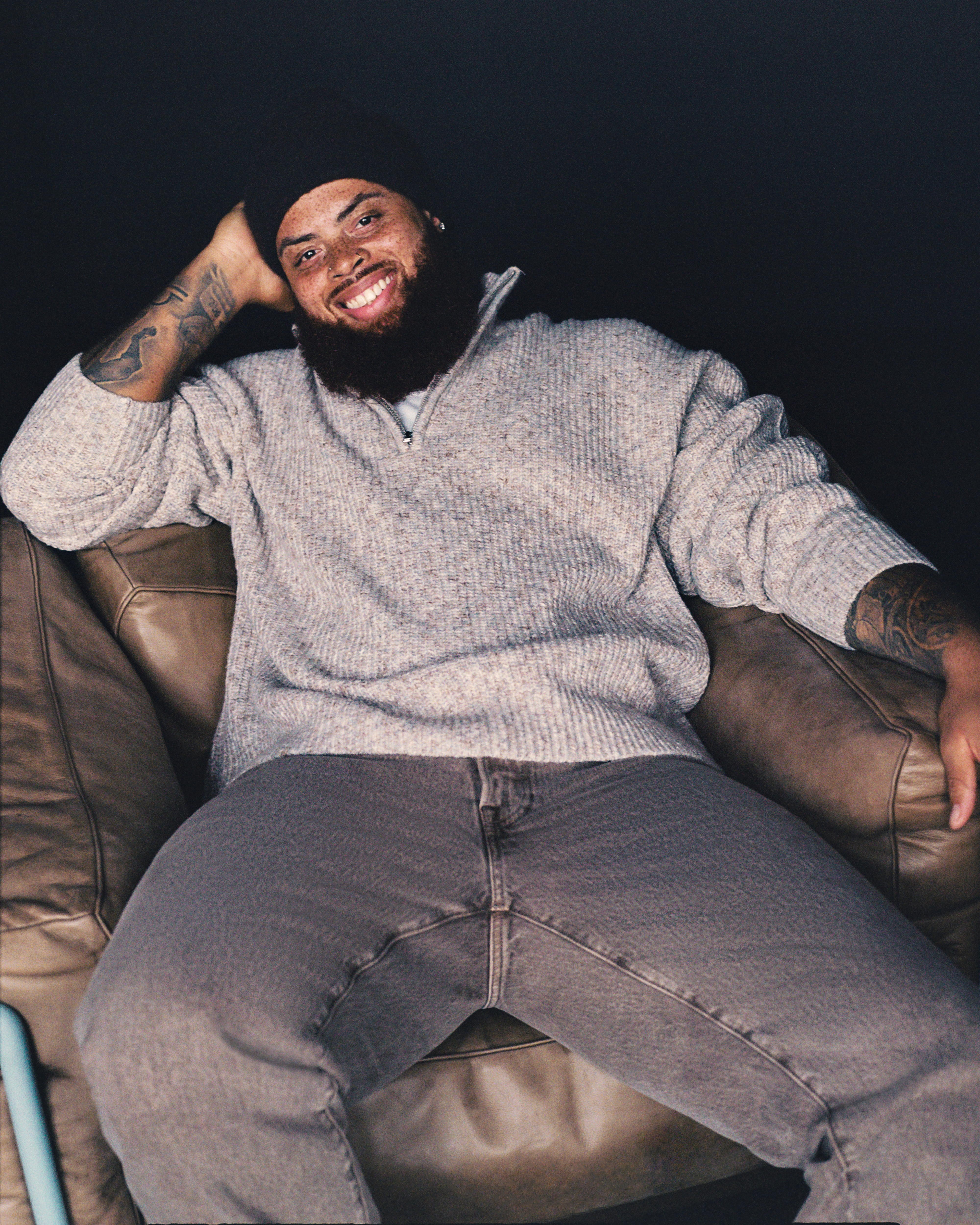 Abercrombie & Fitch A&f Essential Half-zip Sweater In Neutral