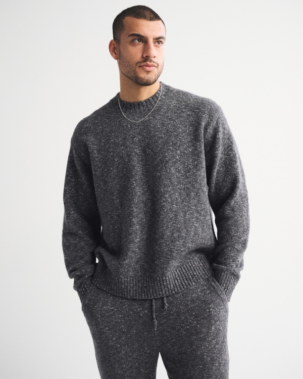 Cozy Crew Sweater, Dark Gray view 2