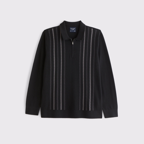 Мужские свитеры Abercrombie & Fitch Long-Sleeve Zip Sweater Polo
