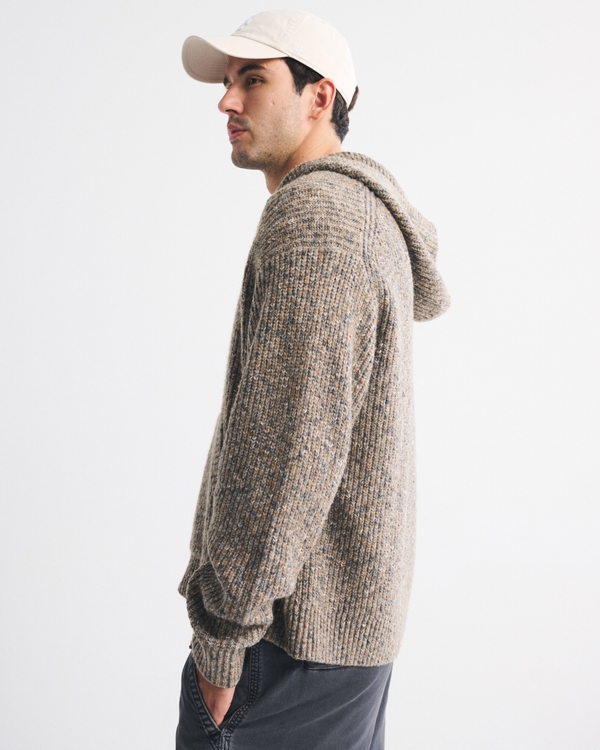 Full-Zip Hooded Sweater