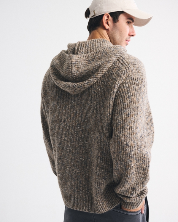 Full-Zip Hooded Sweater