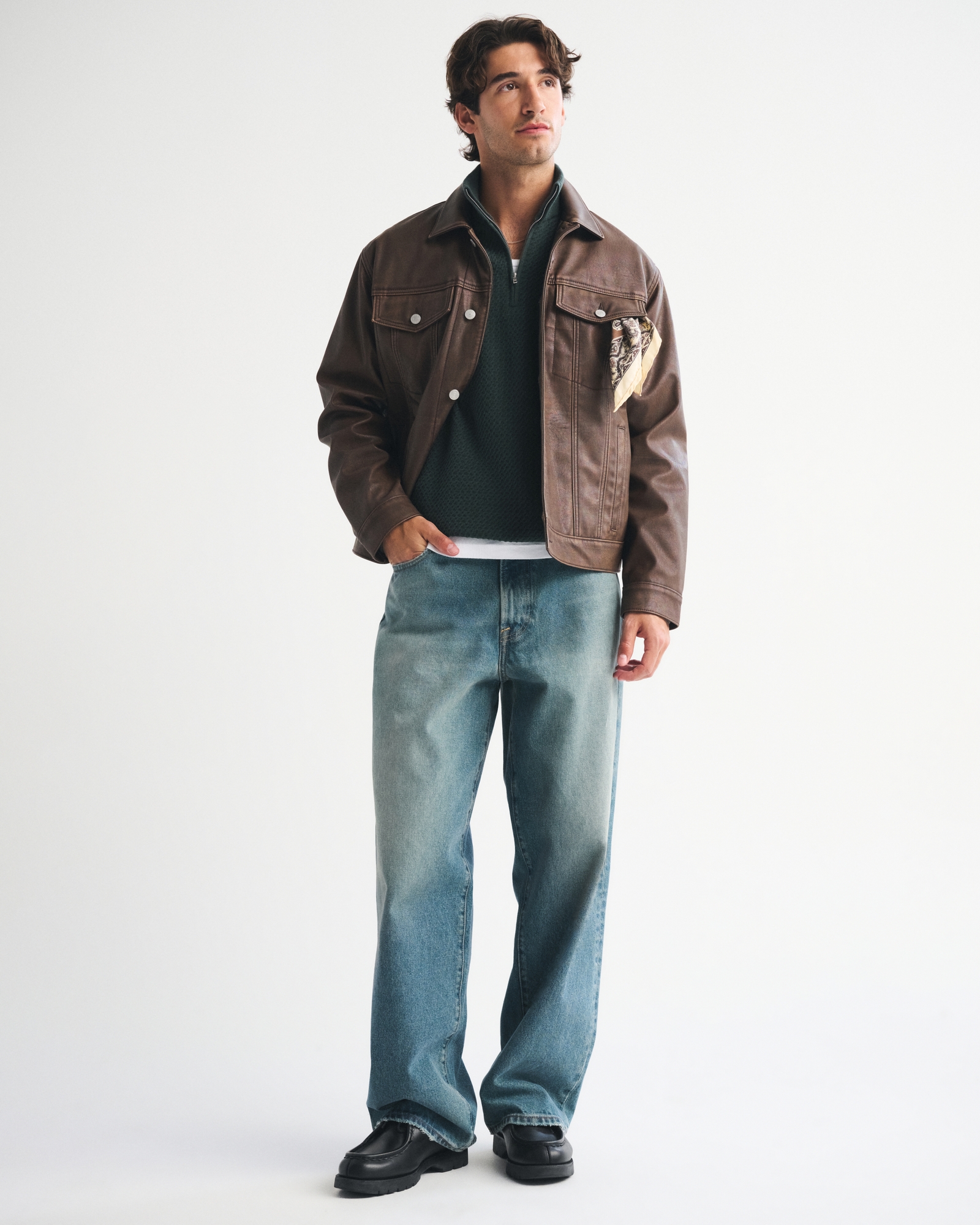 Cable Quarter-Zip Sweater