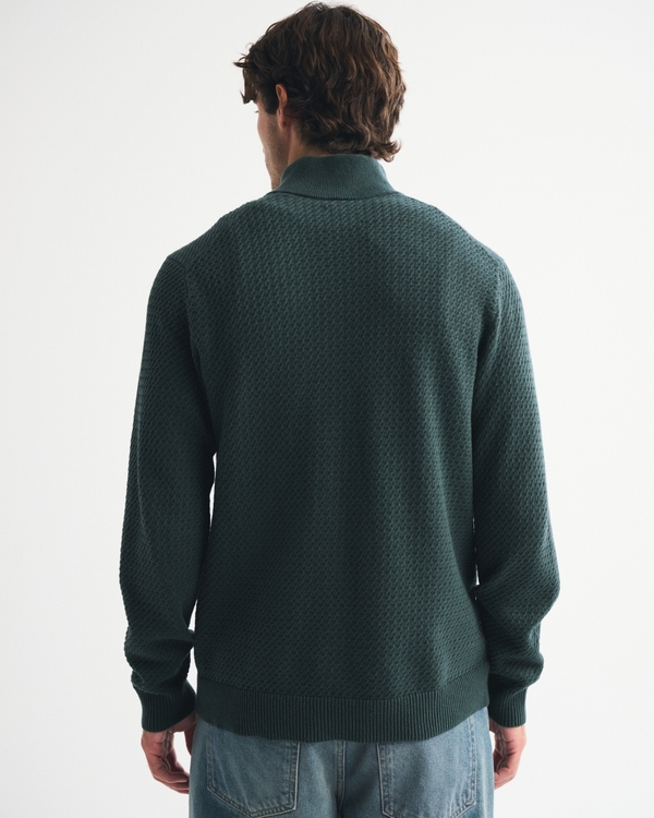 Cable Quarter-Zip Sweater