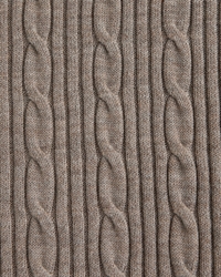 Merino Wool-Blend Cable Crew Sweater