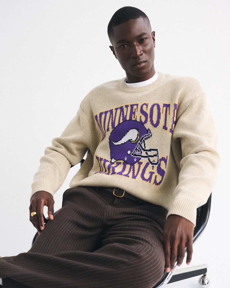 Minnesota Vikings Crew Sweater