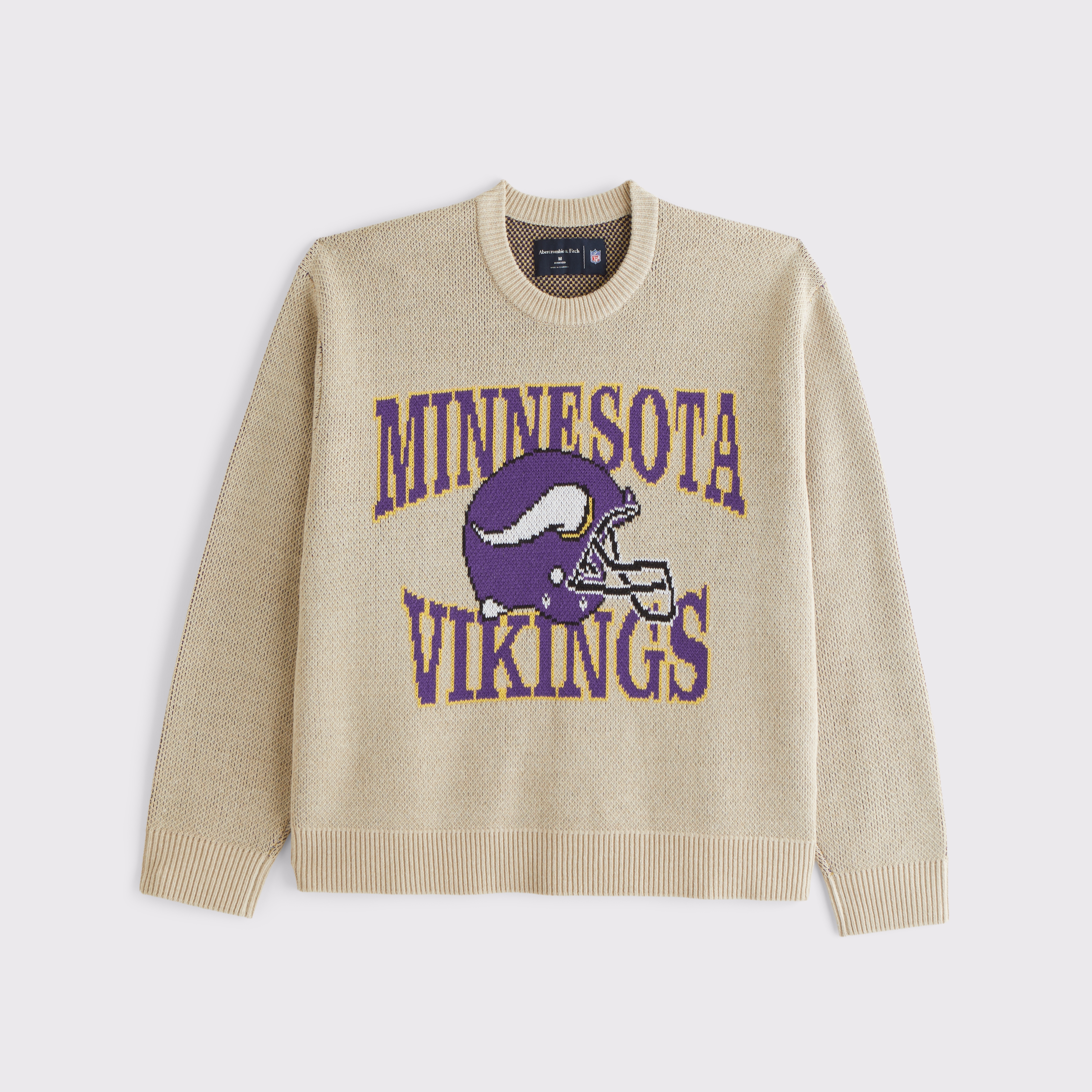 スウェット・トレーナー BARBA 14290 Sweatshirts Sweaters Copper Men's Minnesota Vikings Crew Sweater | Men's Tops