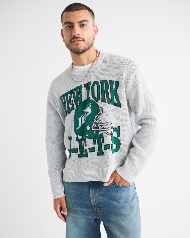 New York Jets Crew Sweater