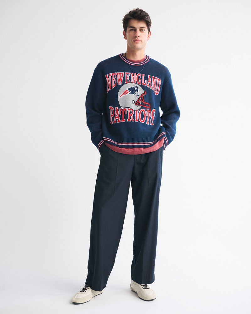 New England Patriots Crew Sweater