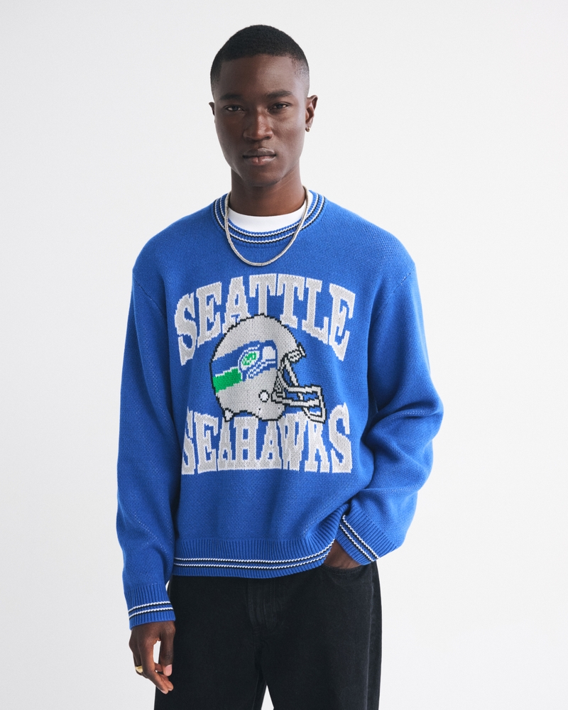 Seattle Seahawks Crew Sweater