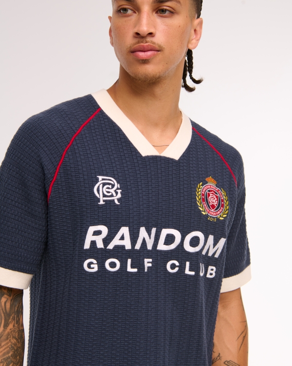 Random Golf Club Soccer Jersey-Inspired Sweater