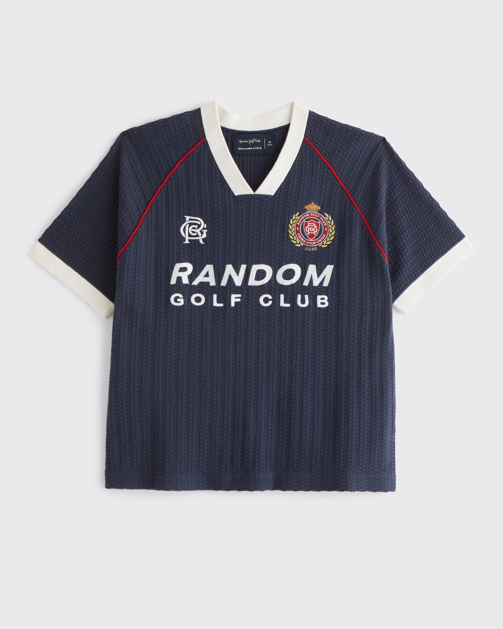 【美品】Abercrombie & Fitch GOLF ゴルフ ゴルフウェア メンズ ランダム ゴルフ クラブ サッカー ジャージ インスパイアード