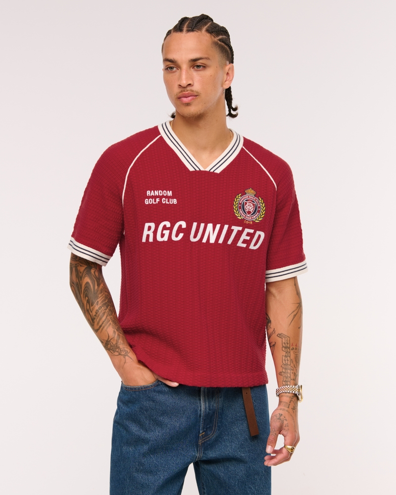 Men's Random Golf Club Soccer Jersey-Inspired Sweater | Men's