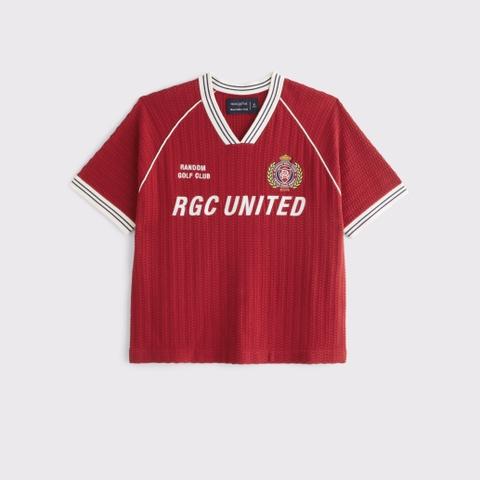 Мужские свитеры Abercrombie & Fitch Random Golf Club Soccer Jersey-Inspired Sweater