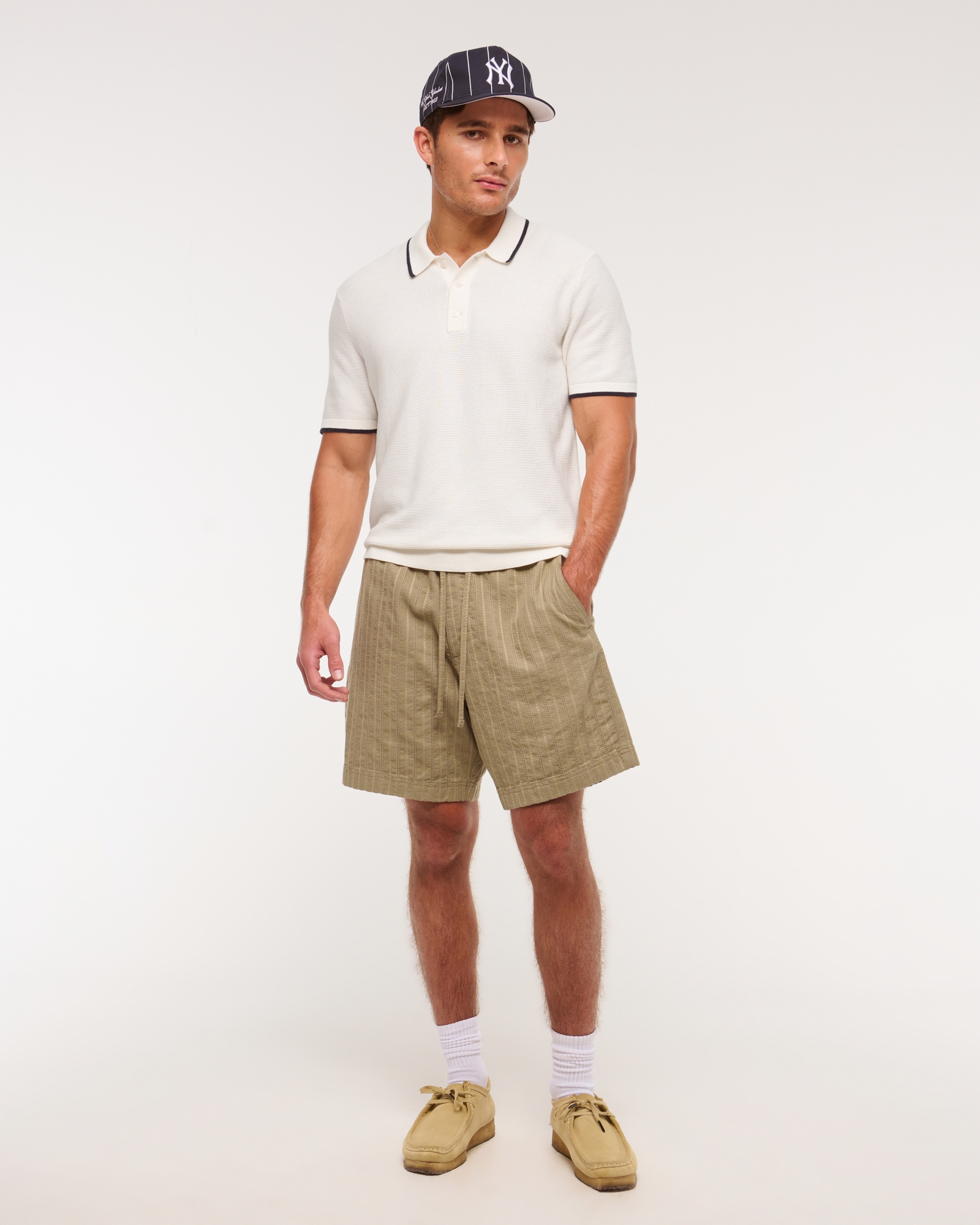 3-Button Sweater Polo