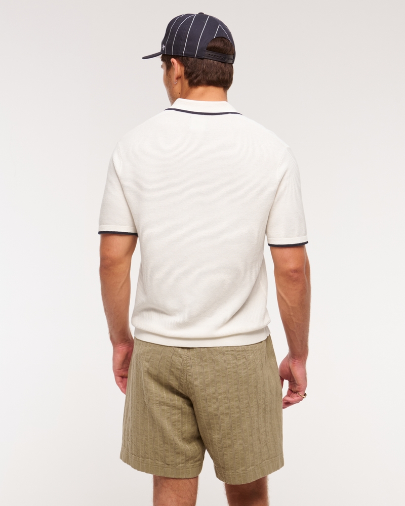 3-Button Sweater Polo
