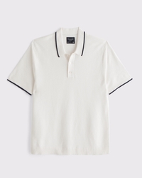 3-Button Sweater Polo