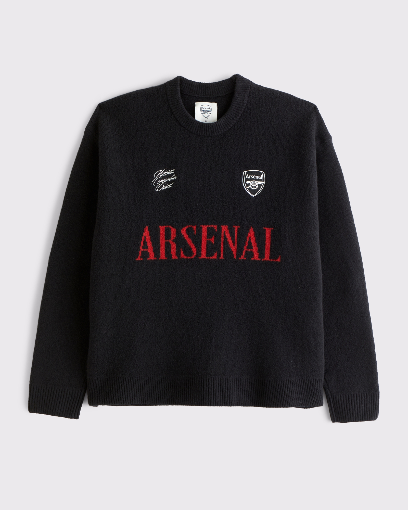 Men's Oversized Arsenal FC Graphic Crew Sweater | Men's Clearance