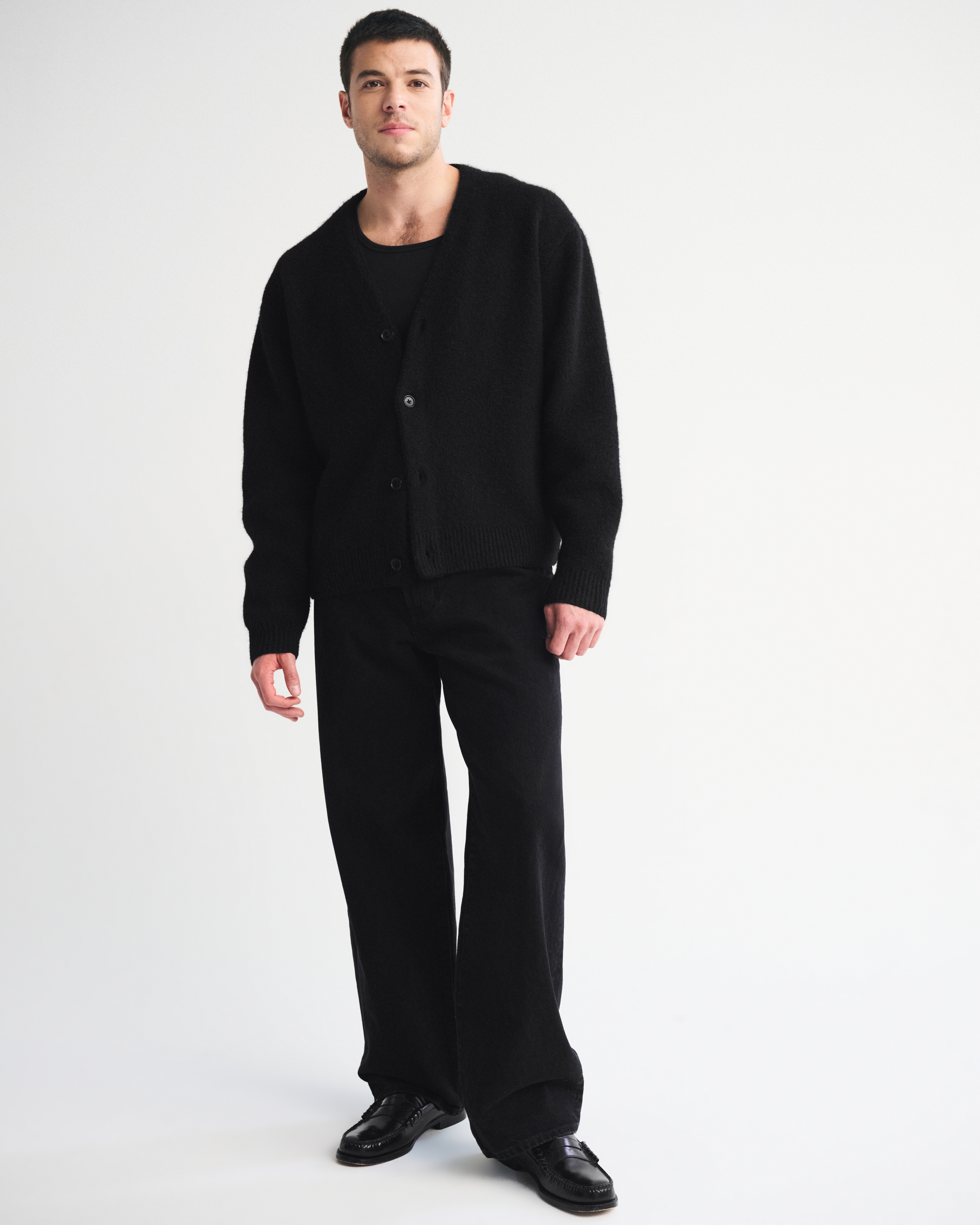Мужские кардиганы Abercrombie & Fitch Fuzzy Cardigan — фото 3