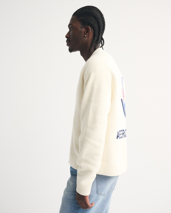 Graphic Logo Cardigan