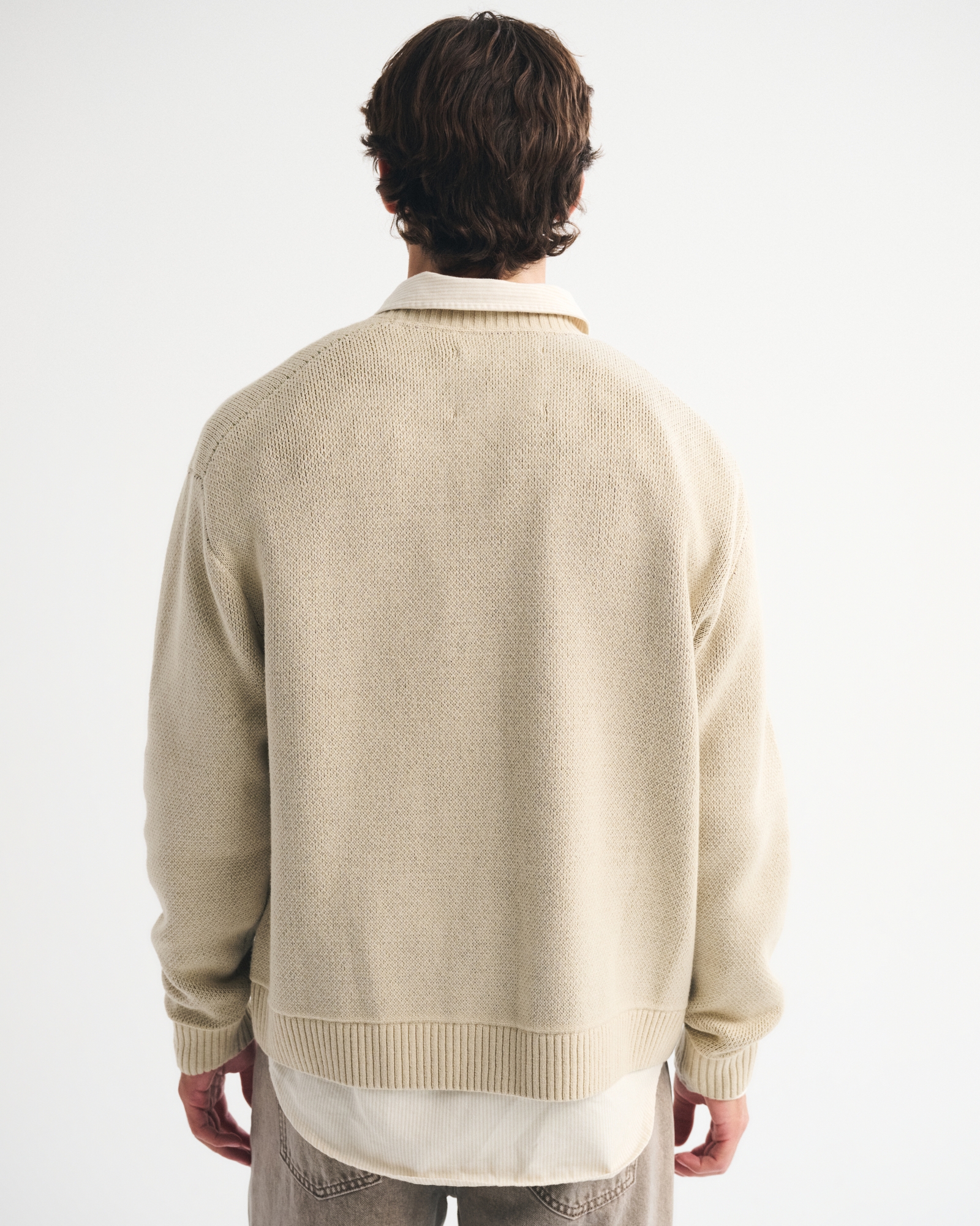 Men's Vintage-Inspired Crew Sweater | Men's Sale | Abercrombie.com