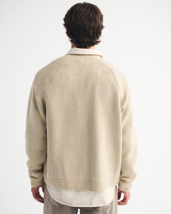 Vintage-Inspired Crew Sweater