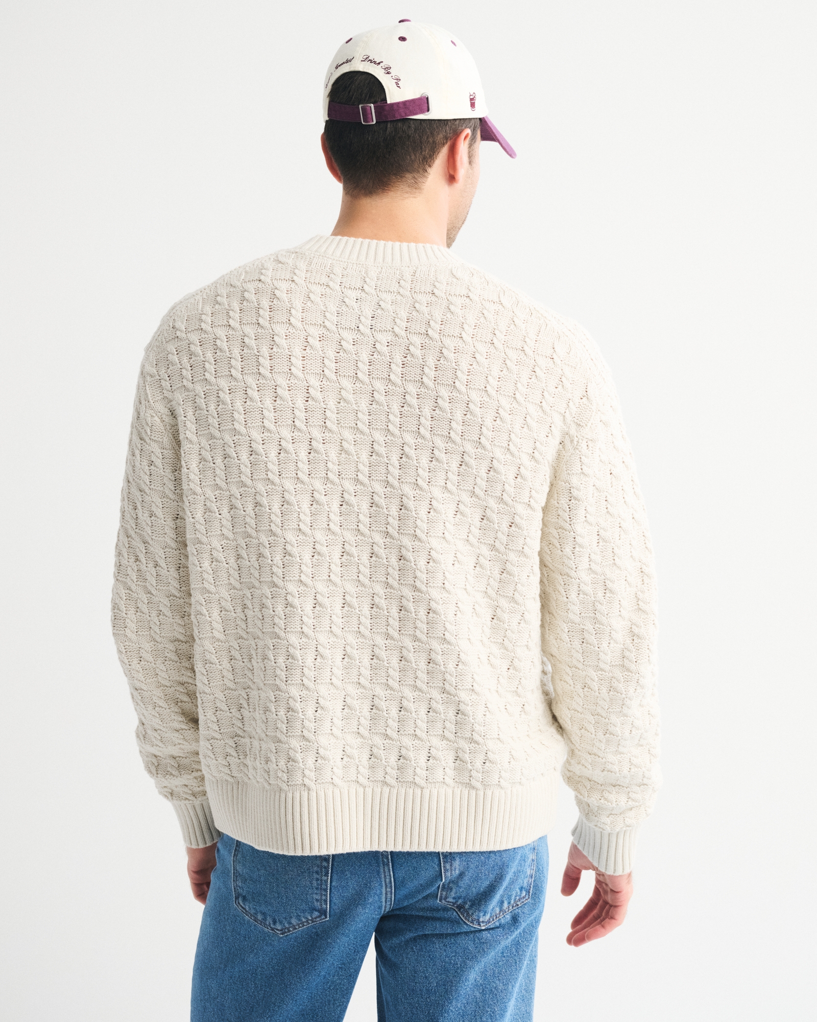 Cable Crew Sweater