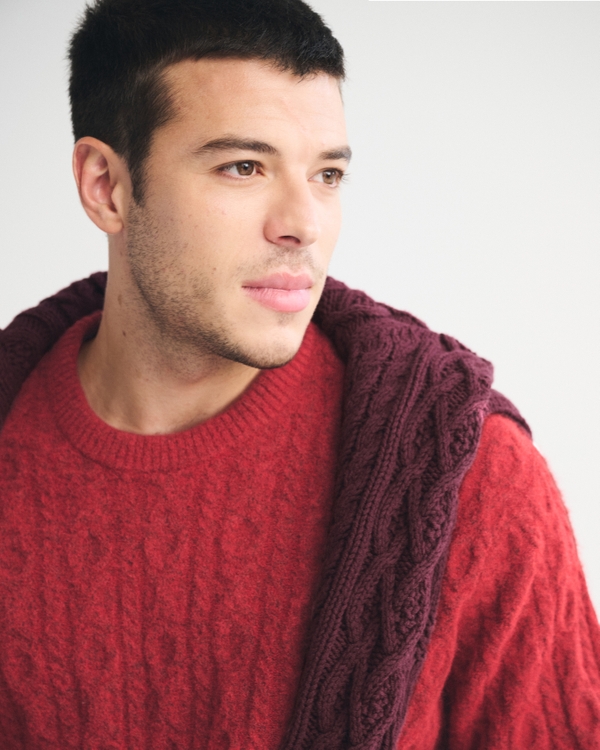 Cable Crew Sweater