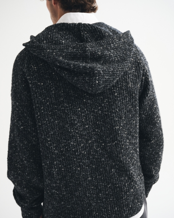 Full-Zip Hooded Sweater