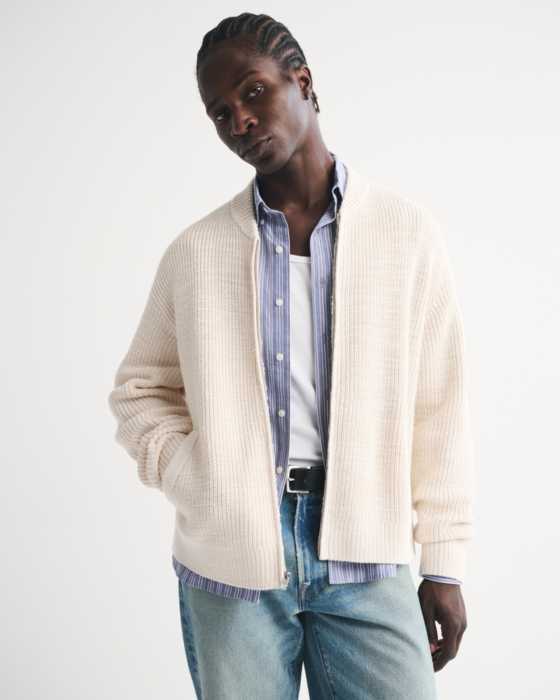 Waffle Cardigan