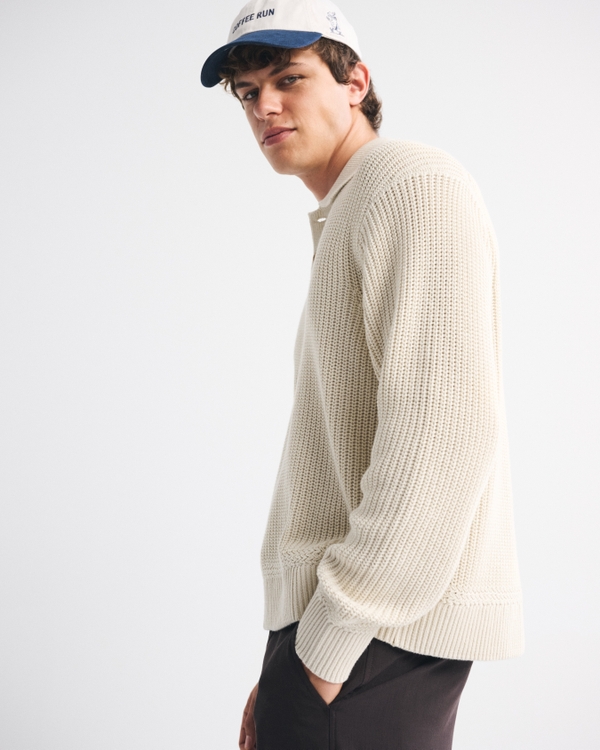 RANDEBOO Charm cut vintage knit　　cream Oversized Braided Knit Cream – The Room Antwerp