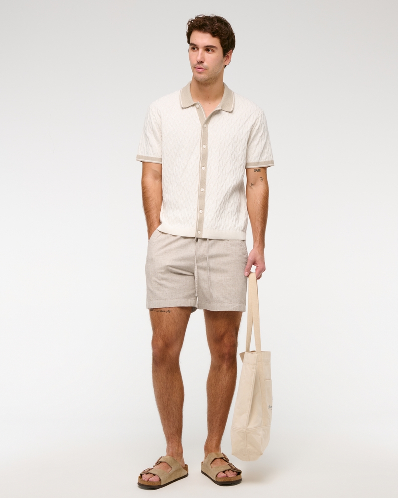 Retro Button-Through Sweater Polo